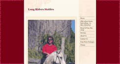 Desktop Screenshot of longridersstablesllc.com